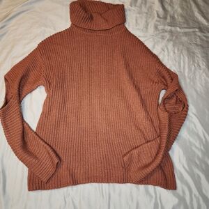 Dress Forum Rust Turtleneck Sweater
